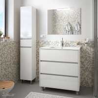 Mueble baño con patas Noja 3C de Salgar 60-80-100