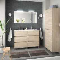 Mueble baño con patas Noja 6 C de 120