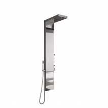 Columna hidromasaje termostática 154 cm DUPLO Inox cromo 17863