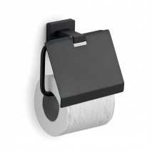 GEDY 44251400200 ATENA Portarrollo Con Tapa Negro
