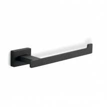 GEDY 44241400200 ATENA Portarrollo Negro Mate