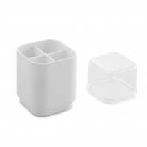 GEDY 63052200300 SEVENTY Porta Cabezales Cepillo de Dientes Blanco
