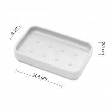 GEDY 63112200300 Jabonera Seventy Blanco 2