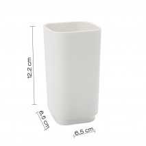 GEDY 63982200300 Portacepillos Seventy Blanco 2