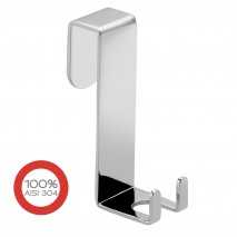 GEDY 5626130000 PERCHA PARA COLGAR EN PUERTA THOR CROMO 2