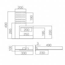 Rociador para ducha IMEX RPS490 2