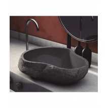 Lavabo Akutan pizarra de piedra cultivada