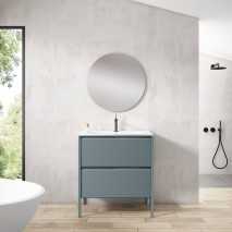 Mueble de baño con patas ICON 2 cajones de Visobath 80-100-120