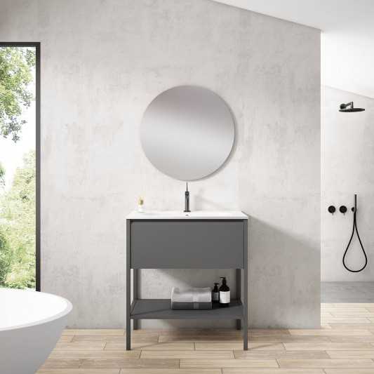 Mueble de baño con patas ICON 1 cajón de Visobath 80-100-120