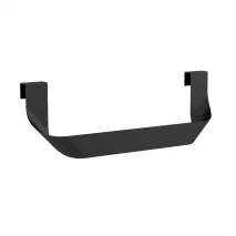 Toallero doble JAZZ ANODIZADO Negro 385 x 125 x 68 mm