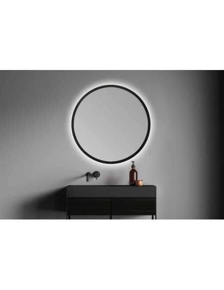 Espejo circular led B-953 Negro