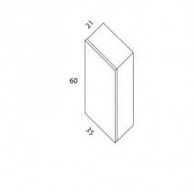 Mueble baño suspendido Beverly 2C + 1P 70-80-90-100 2