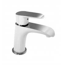 Grifo de lavabo blanco Dann de Kassandra
