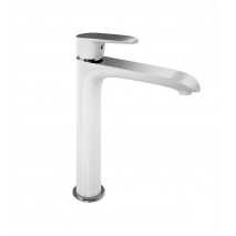 Grifo de lavabo blanco alto Dann Kassandra