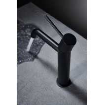 Monomando lavabo Negro mate serie Monza BDM039-1NG 2