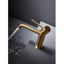 Monomando lavabo Oro cepillado Serie Monza BDM039-1OC 2