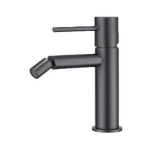 Monomando bide black gun metal serie Monza BDM039-2BGM
