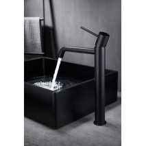 Monomando lavabo alto Negro mate serie Monza BDM039-3NG 2