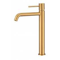 Monomando lavabo alto oro cepillado serie Monza BDM039-3OC