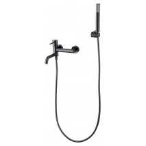 Grifería baño y ducha monomando black gun metal serie Monza BDM039-4BGM
