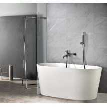 Grifería baño y ducha monomando black gun metal serie Monza BDM039-4BGM 2