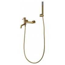 Grifería baño y ducha monomando oro cepillado serie Monza BDM039-4OC