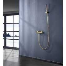 Kit baño/ducha oro cepillado serie Monza BDM039-5OC 2