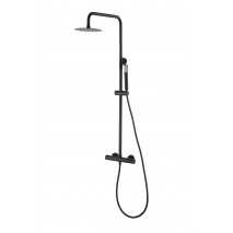 Conjunto ducha termostático negro mate serie Monza BTM039/NG