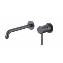 Grifo de lavabo empotrado black gun metal serie Monza GLM039/BGM