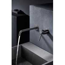 Grifo de lavabo empotrado black gun metal serie Monza GLM039/BGM 2