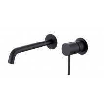 Grifo de lavabo empotrado negro mate serie Monza GLM039/NG