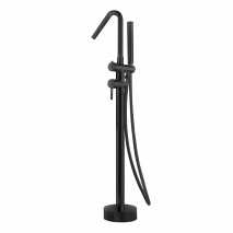 GRIFERÍA EXENTA DE BAÑERA MONOMANDO NEGRO MATE SERIE CÓRCEGA BBECO1/NG