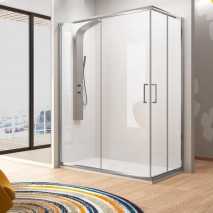 Mampara Angular 2 Fijos Más 2 Correderas Bel-la (BL607 x2)