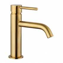 Grifo monomando lavabo SIRIO Oro cepillado 3170OR