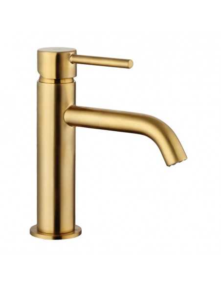 Grifo monomando lavabo SIRIO Oro cepillado 3170OR