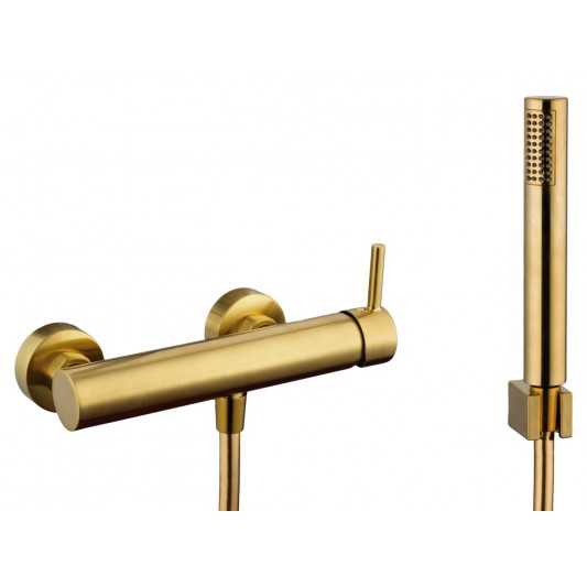 Grifo monomando para ducha SIRIO Oro cepillado 3174OR