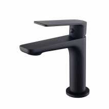 Grifo lavabo monomando Glory Negro cristal de Sky Bath
