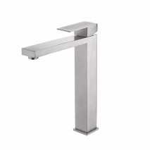 Grifo lavabo alto monomando Army níquel cepillado de Sky Bath