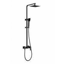 Conjunto ducha monomando Army negro mate de Sky Bath