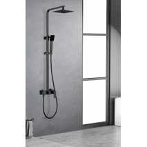 Conjunto ducha monomando Army negro mate de Sky Bath 2