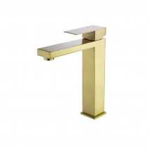 Grifo lavabo monomando Army oro cepillado de Sky Bath