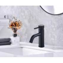 Grifo lavabo monomando Rock negro mate de Sky Bath 2