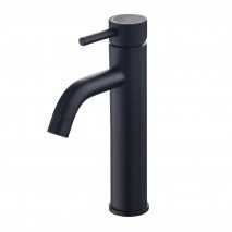 Grifo lavabo alto monomando Rock negro mate de Sky Bath