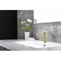 Grifo lavabo monomando Rock oro cepillado de Sky Bath 2