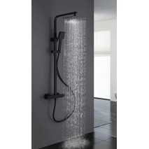 Conjunto de ducha termostática Paradise negro mate de Sky Bath 2