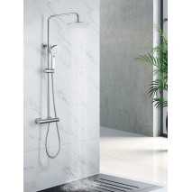 Conjunto de ducha termostática Supreme cromo de Sky Bath 2