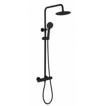 Conjunto de ducha termostática Supreme negro mate de Sky Bath