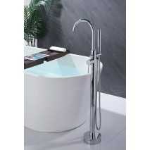Grifo monomando exenta de bañera Alpha cromo de Sky bath 2