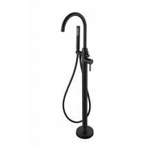 Grifo monomando exenta de bañera Alpha negro mate de Sky bath