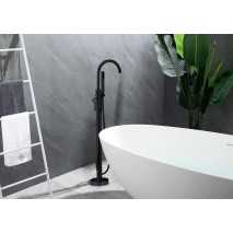 Grifo monomando exenta de bañera Alpha negro mate de Sky bath 2
